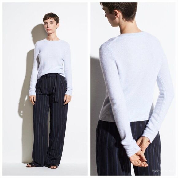 Vince Seam Front Cashmere Crew - Picture 1 of 6